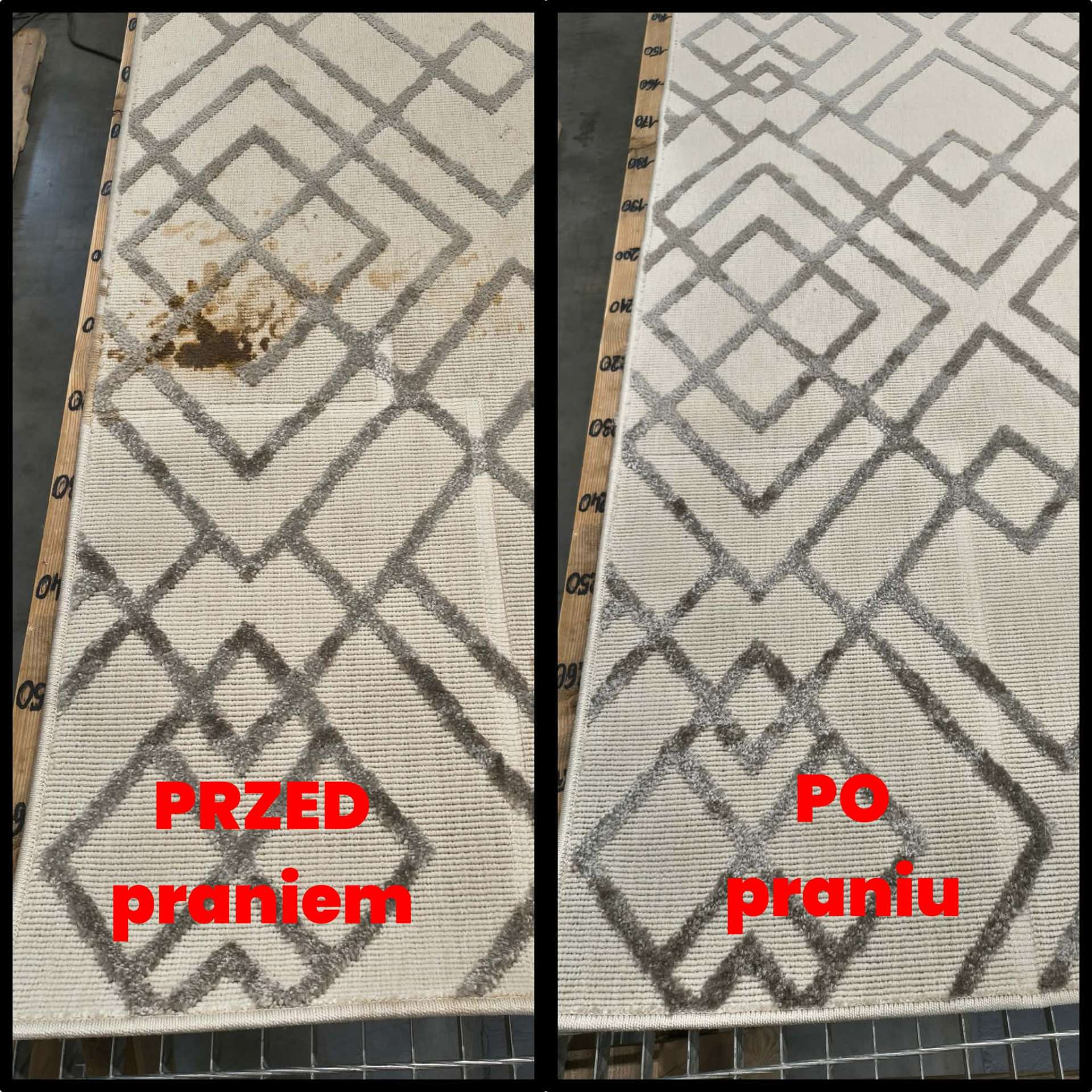 Dywan przed praniem — Augustów